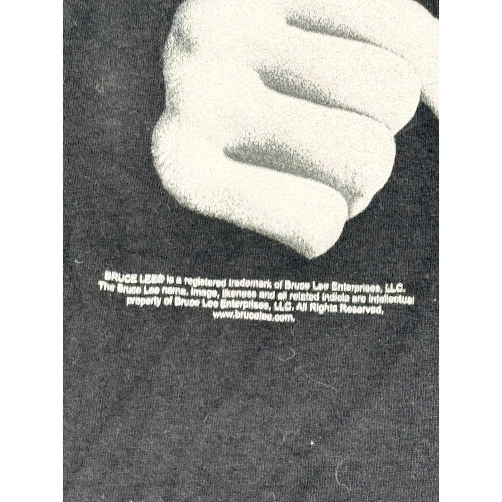 Bruce Lee Jerzees Graphic T-Shirt Mens 3XL Black Martial Arts Signature Tee - Picture 3 of 8
